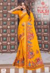 Tulsi Vol 1 By Kashvi Dull Moss Kesab Border Saree 